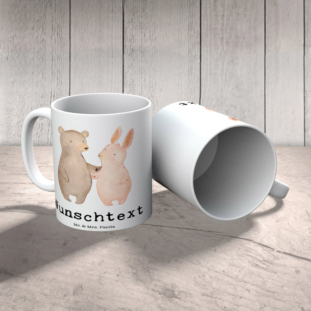 Personalisierte Tasse Bär Hase Umarmen Personalisierte Tasse, Namenstasse, Wunschname, Personalisiert, Tasse, Namen, Drucken, Tasse mit Namen, Liebe, Partner, Freund, Freundin, Ehemann, Ehefrau, Heiraten, Verlobung, Heiratsantrag, Liebesgeschenk, Jahrestag, Hocheitstag, Freunde, bester Freund, Hase, Bär, Bärchen, best friends