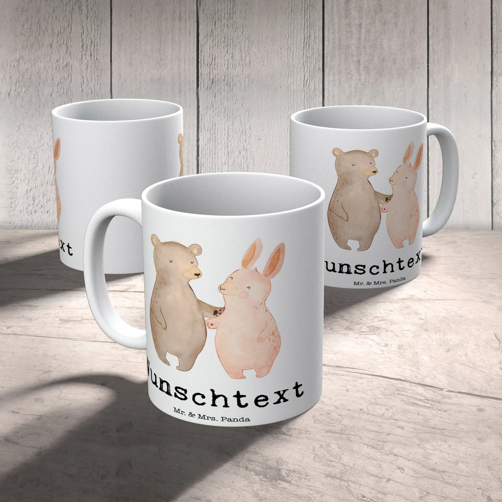 Personalisierte Tasse Bär Hase Umarmen Personalisierte Tasse, Namenstasse, Wunschname, Personalisiert, Tasse, Namen, Drucken, Tasse mit Namen, Liebe, Partner, Freund, Freundin, Ehemann, Ehefrau, Heiraten, Verlobung, Heiratsantrag, Liebesgeschenk, Jahrestag, Hocheitstag, Freunde, bester Freund, Hase, Bär, Bärchen, best friends