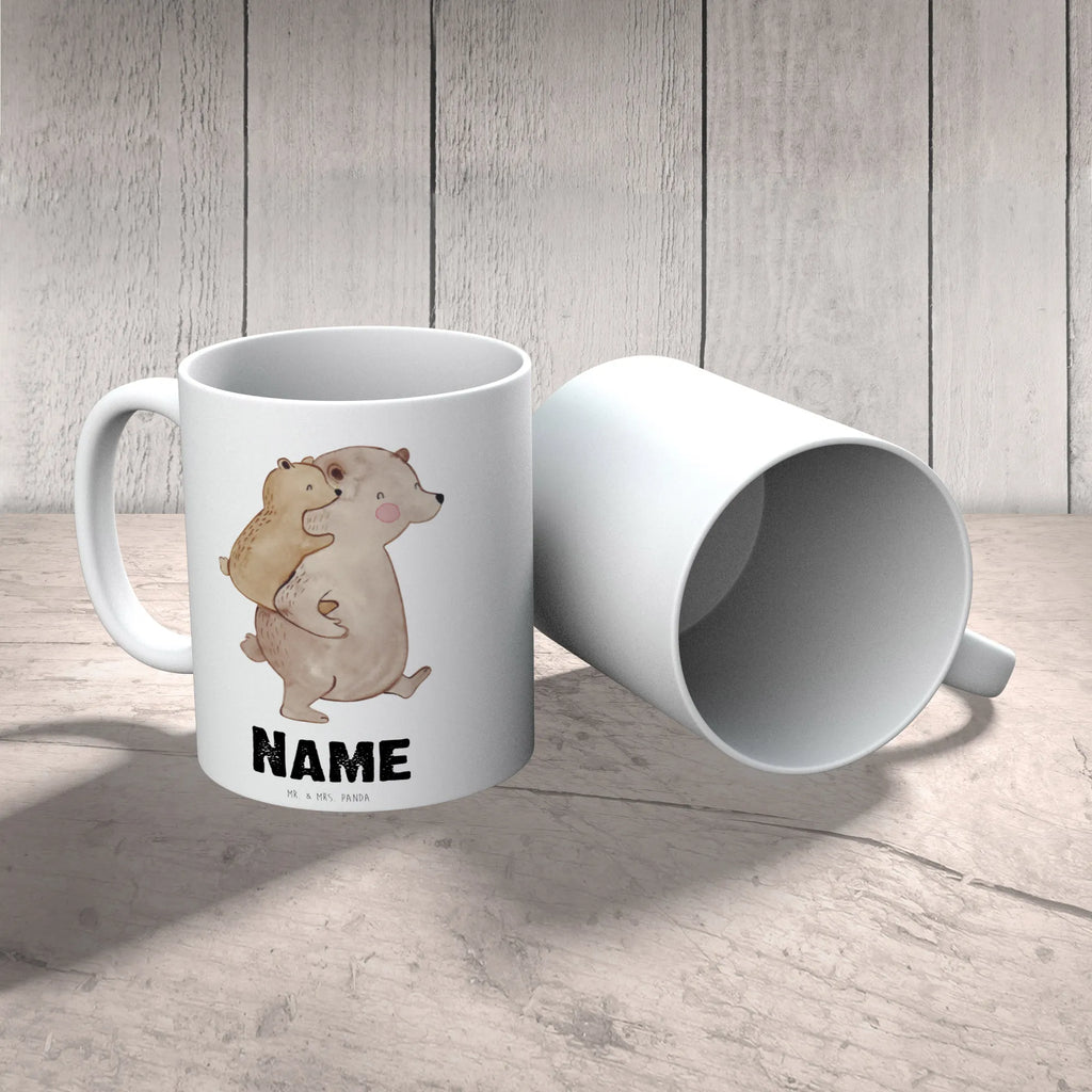 Personalisierte Tasse Papa Bär Personalisierte Tasse, Namenstasse, Wunschname, Personalisiert, Tasse, Namen, Drucken, Tasse mit Namen, Familie, Vatertag, Muttertag, Bruder, Schwester, Mama, Papa, Oma, Opa, Geschenk, Vater, Papi, Vati, Onkel, Geburtstag