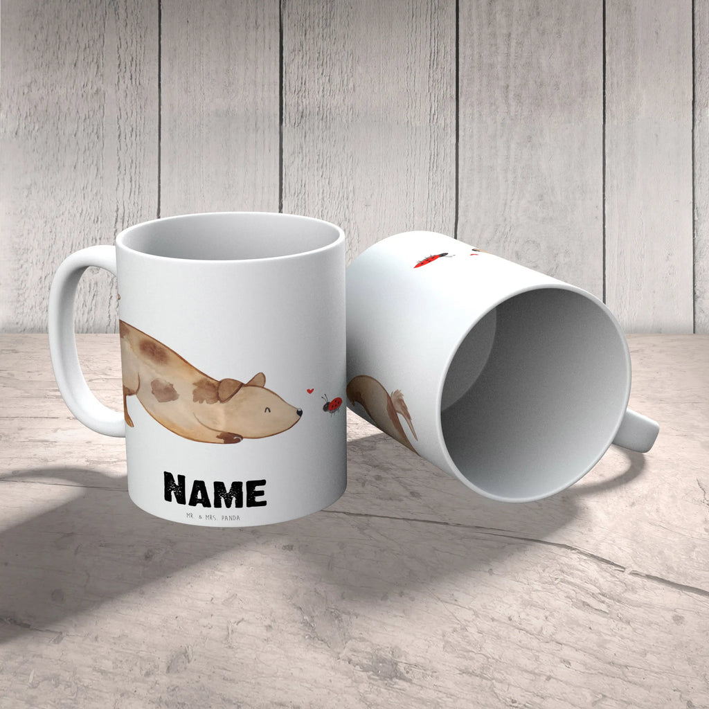 Personalisierte Tasse Hund Marienkäfer Personalisierte Tasse, Namenstasse, Wunschname, Personalisiert, Tasse, Namen, Drucken, Tasse mit Namen, Hund, Hundemotiv, Haustier, Hunderasse, Tierliebhaber, Hundebesitzer, Sprüche, Hunde, Hundespruch, Marienkäfer, Mischling, Mischlinghund