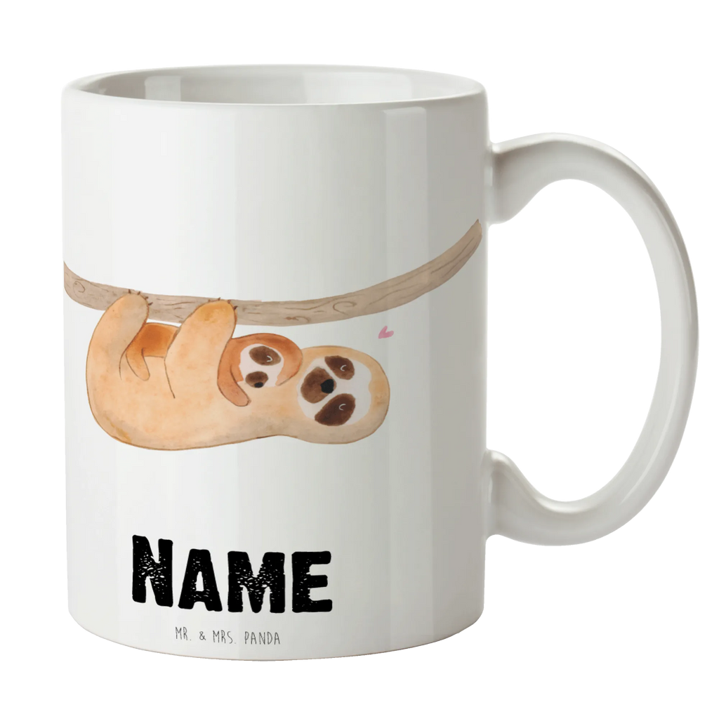 Personalisierte Tasse Faultier mit Kind Personalisierte Tasse, Namenstasse, Wunschname, Personalisiert, Tasse, Namen, Drucken, Tasse mit Namen, Faultier, Faultier Geschenk, Faultier Deko, Kind, Baby, Liebe, Mutter, Mama, Geburt, Kinder, Faulheit, Spaß, Niedlichkeit