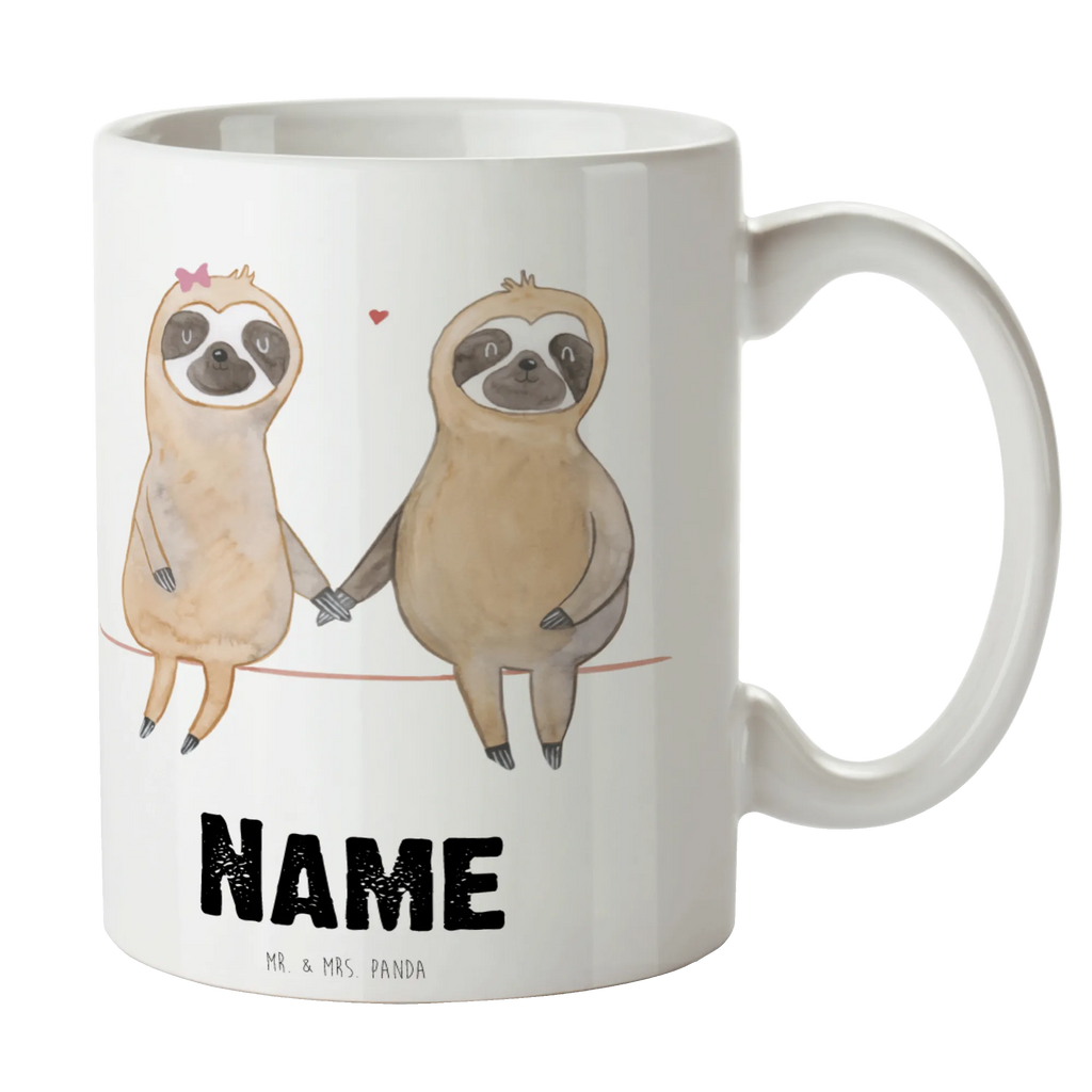 Personalisierte Tasse Faultier Pärchen Personalisierte Tasse, Namenstasse, Wunschname, Personalisiert, Tasse, Namen, Drucken, Tasse mit Namen, Faultier, Faultier Geschenk, Faultier Deko, Faultiere, faul, Lieblingstier, Liebe, Liebespaar, Faultierliebe, Faultierpärchen, verliebt, verlobt, gemeinsam, relaxen, Pärchen, Beziehung, Langsamkeit