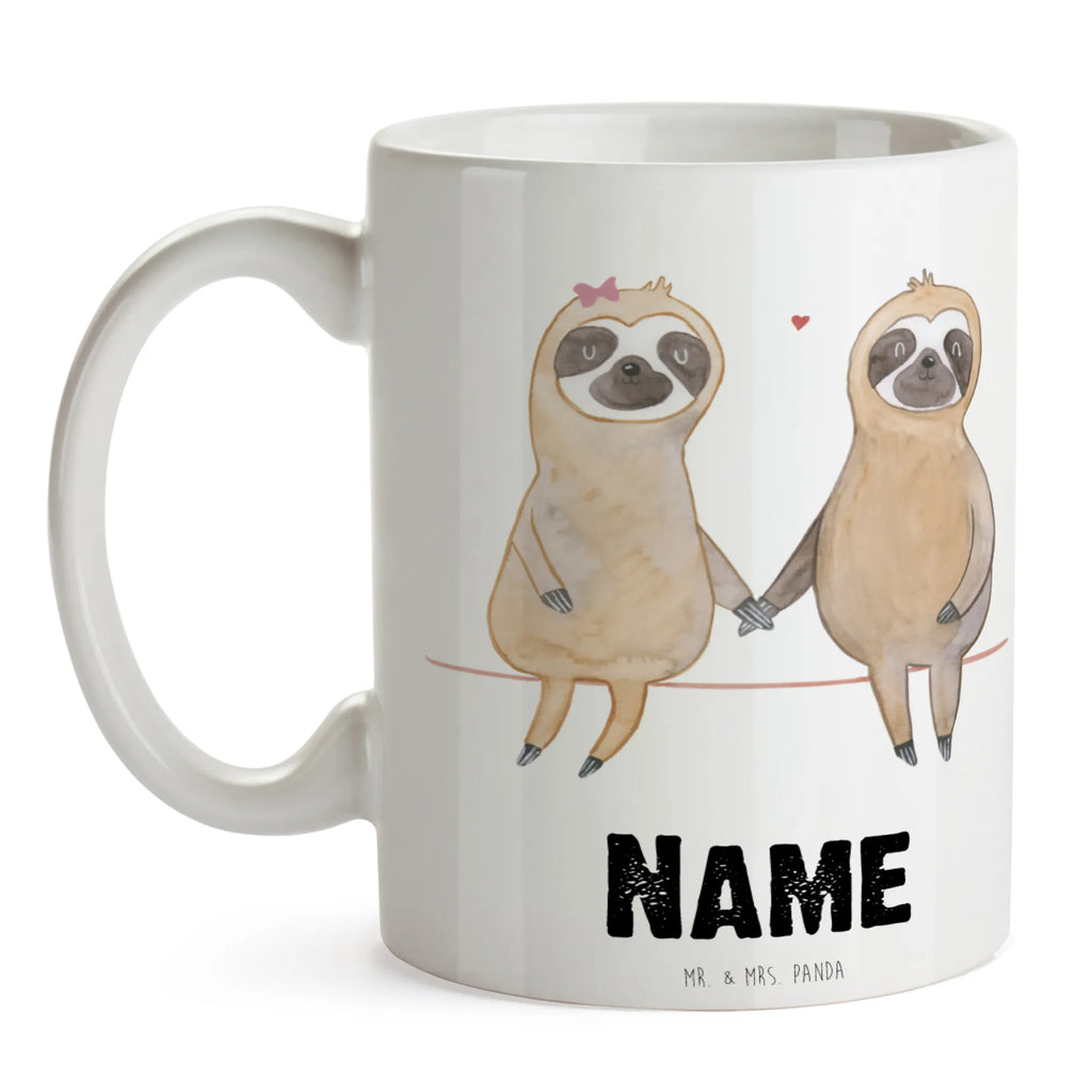 Personalisierte Tasse Faultier Pärchen Personalisierte Tasse, Namenstasse, Wunschname, Personalisiert, Tasse, Namen, Drucken, Tasse mit Namen, Faultier, Faultier Geschenk, Faultier Deko, Faultiere, faul, Lieblingstier, Liebe, Liebespaar, Faultierliebe, Faultierpärchen, verliebt, verlobt, gemeinsam, relaxen, Pärchen, Beziehung, Langsamkeit