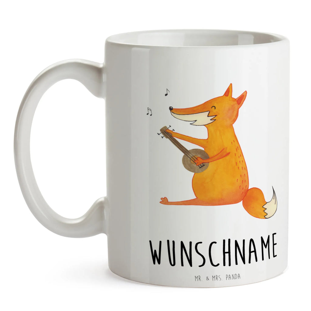 Personalisierte Tasse Fuchs Gitarre Personalisierte Tasse, Namenstasse, Wunschname, Personalisiert, Tasse, Namen, Drucken, Tasse mit Namen, Fuchs, Füchse, Geschenk Musiker, Musik Spruch, Musikerin, Sänger, Sängerin, Gitarre