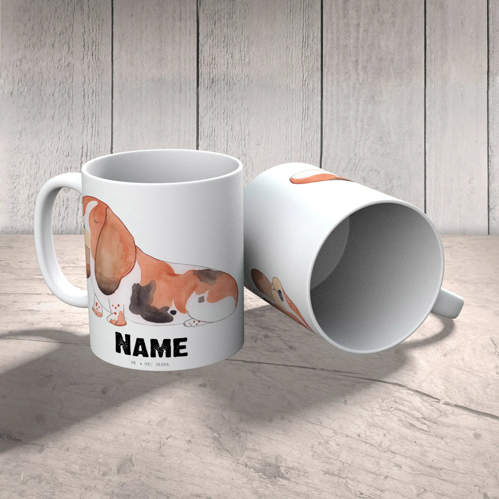 Personalisierte Tasse Hund Basset Hound Personalisierte Tasse, Namenstasse, Wunschname, Personalisiert, Tasse, Namen, Drucken, Tasse mit Namen, Hund, Hundemotiv, Haustier, Hunderasse, Tierliebhaber, Hundebesitzer, Sprüche, Basset Hound, Basset, Hundeliebe, kinderlos