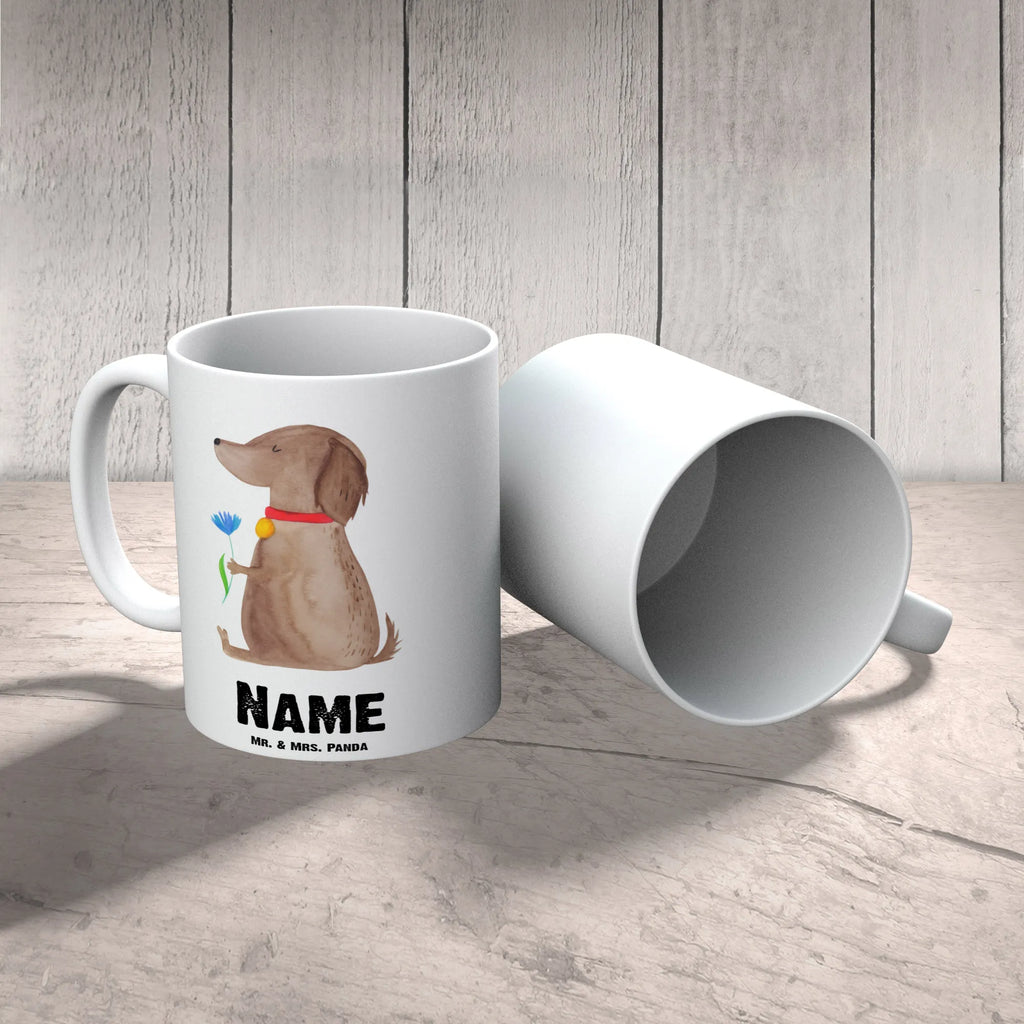 Personalisierte Tasse Hund Blume Personalisierte Tasse, Namenstasse, Wunschname, Personalisiert, Tasse, Namen, Drucken, Tasse mit Namen, Hund, Hundemotiv, Haustier, Hunderasse, Tierliebhaber, Hundebesitzer, Sprüche, Hunde, Frauchen, Hundeliebe