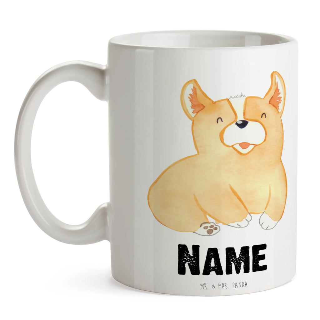 Personalisierte Tasse Corgie Personalisierte Tasse, Namenstasse, Wunschname, Personalisiert, Tasse, Namen, Drucken, Tasse mit Namen, Hund, Hundemotiv, Haustier, Hunderasse, Tierliebhaber, Hundebesitzer, Sprüche, Corgie, Welsh Corgie Pembroke, britisch, Motivation, Spruch, Hundespruch, Lebensfreude