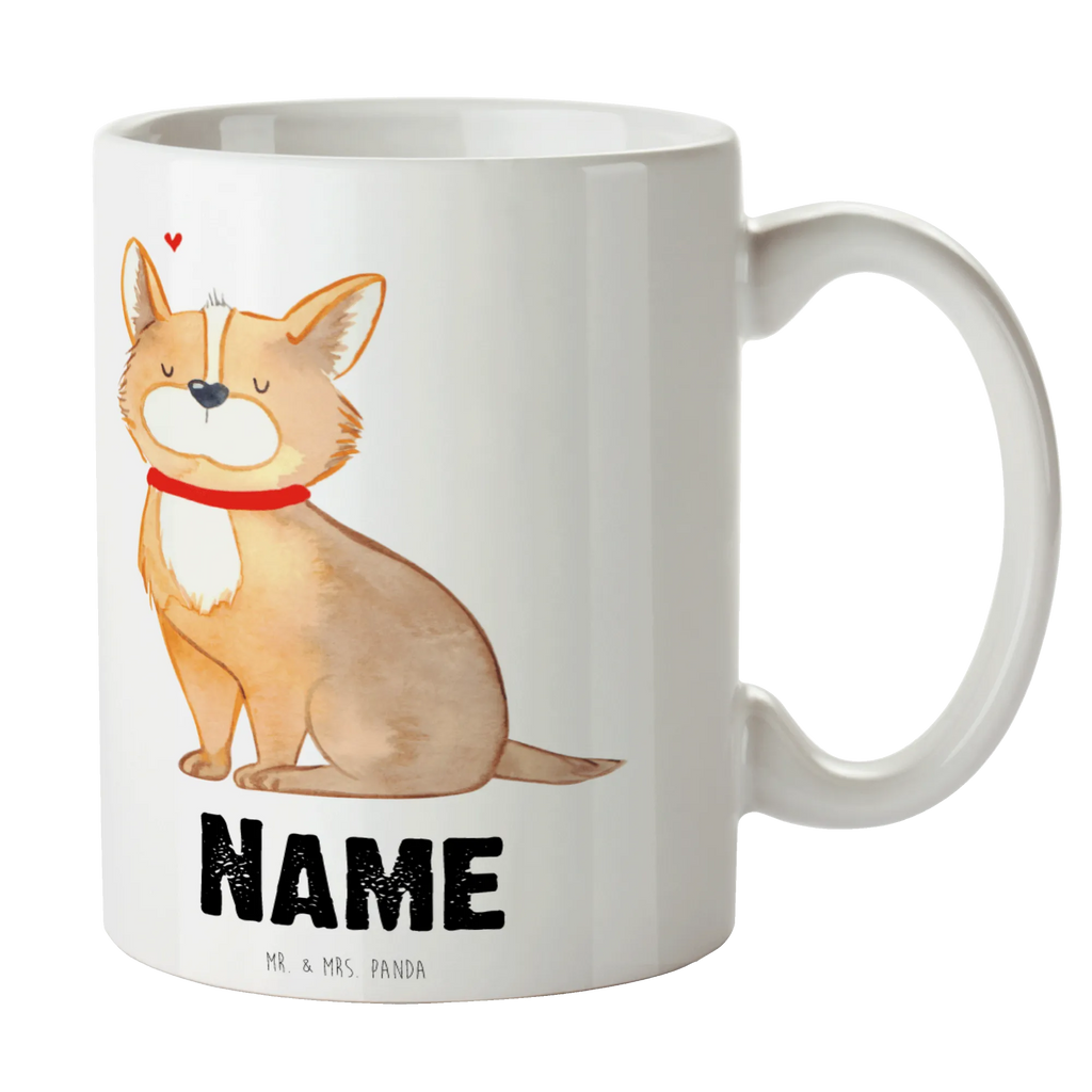 Personalisierte Tasse Hundeglück Personalisierte Tasse, Namenstasse, Wunschname, Personalisiert, Tasse, Namen, Drucken, Tasse mit Namen, Hund, Hundemotiv, Haustier, Hunderasse, Tierliebhaber, Hundebesitzer, Sprüche, Corgie, Hundeliebe, Spruch, Hundemama, Liebe