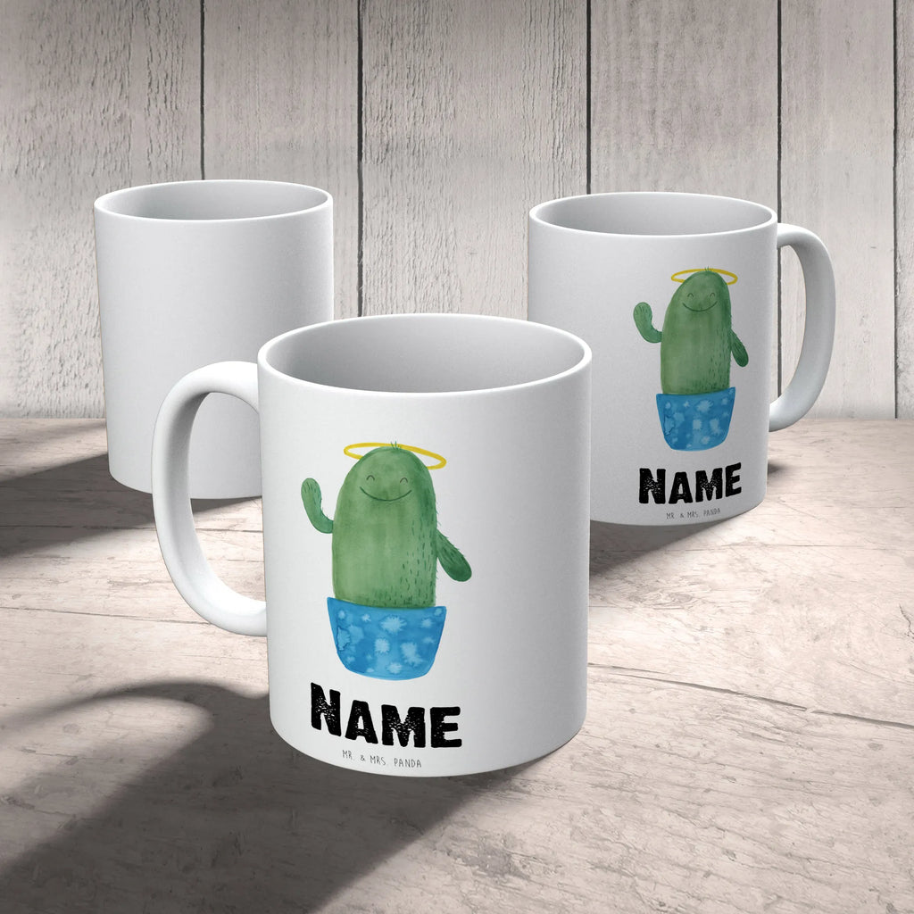 Personalisierte Tasse Kaktus Heilig Personalisierte Tasse, Namenstasse, Wunschname, Personalisiert, Tasse, Namen, Drucken, Tasse mit Namen, Kaktus, Kakteen, frech, lustig, Kind, Eltern, Familie, Bruder, Schwester, Schwestern, Freundin, Heiligenschein