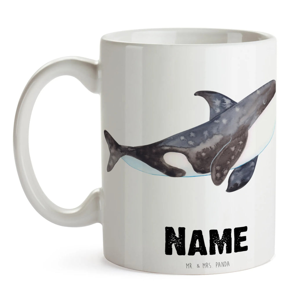 Personalisierte Tasse Orca Personalisierte Tasse, Namenstasse, Wunschname, Personalisiert, Tasse, Namen, Drucken, Tasse mit Namen, Meerestiere, Meer, Urlaub, Orca, Orcas, Killerwal, Wal, Möglichkeiten, Büro, Arbeit, Motivation, Selbstliebe, Neustart, Startup