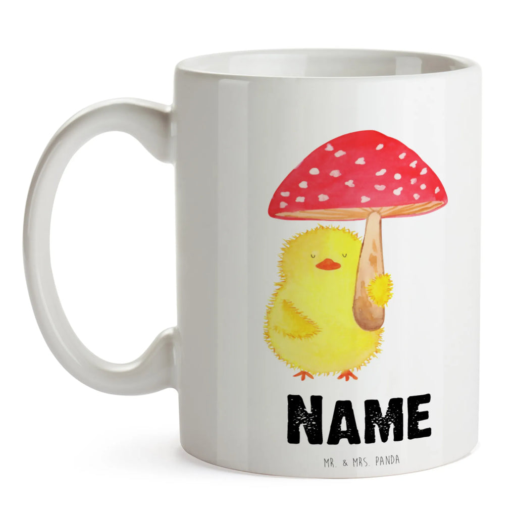 Personalisierte Tasse Küken Fliegenpilz Personalisierte Tasse, Namenstasse, Wunschname, Personalisiert, Tasse, Namen, Drucken, Tasse mit Namen, Ostern, Osterhase, Ostergeschenke, Osternest, Osterdeko, Geschenke zu Ostern, Ostern Geschenk, Ostergeschenke Kinder, Ostern Kinder, Küken, Fliegenpilz, Glückspilz, Frohe Ostern, Ostergrüße