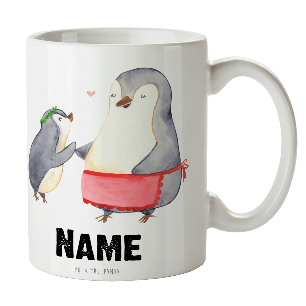 Personalisierte Tasse Pinguin mit Kind Personalisierte Tasse, Namenstasse, Wunschname, Personalisiert, Tasse, Namen, Drucken, Tasse mit Namen, Familie, Vatertag, Muttertag, Bruder, Schwester, Mama, Papa, Oma, Opa, Geschenk, Mami, Mutti, Mutter, Geburststag