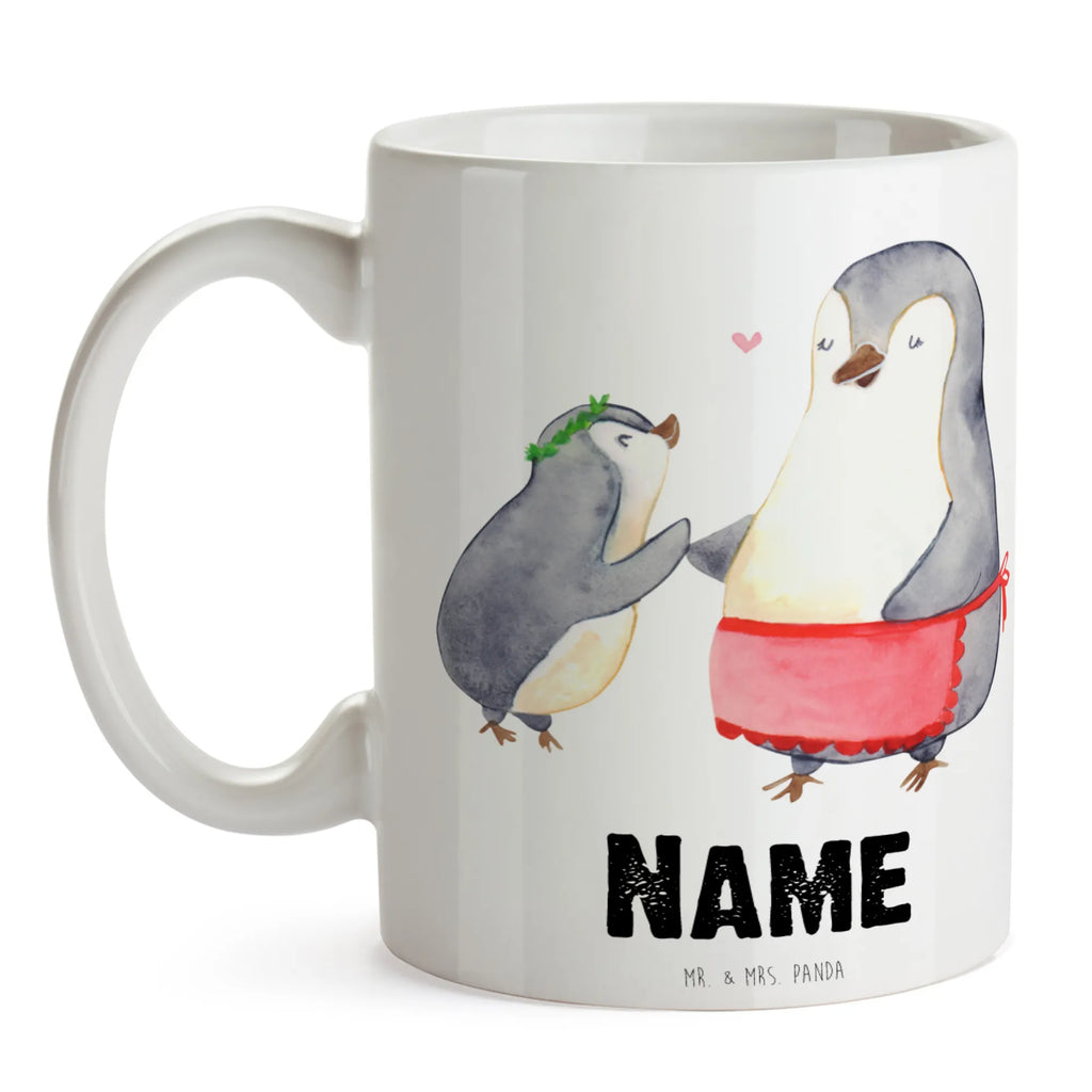 Personalisierte Tasse Pinguin mit Kind Personalisierte Tasse, Namenstasse, Wunschname, Personalisiert, Tasse, Namen, Drucken, Tasse mit Namen, Familie, Vatertag, Muttertag, Bruder, Schwester, Mama, Papa, Oma, Opa, Geschenk, Mami, Mutti, Mutter, Geburststag