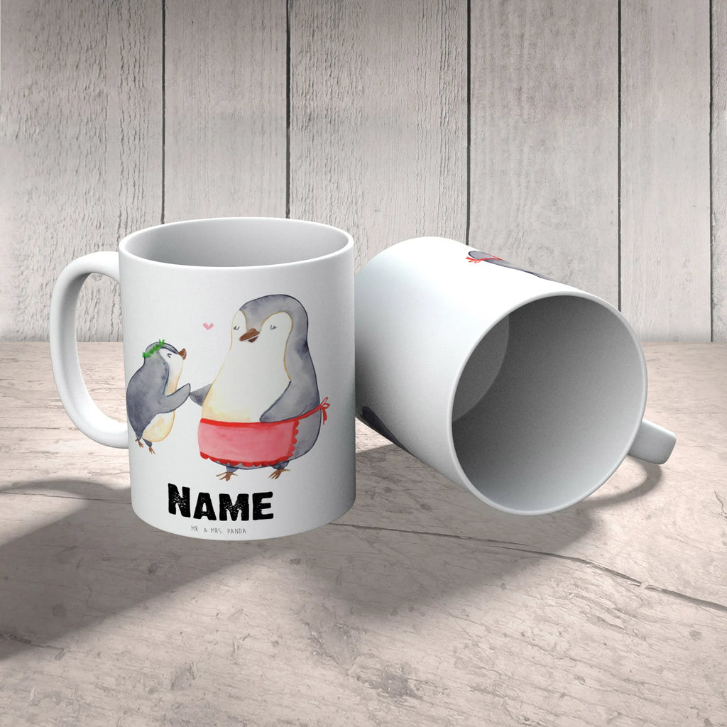 Personalisierte Tasse Pinguin mit Kind Personalisierte Tasse, Namenstasse, Wunschname, Personalisiert, Tasse, Namen, Drucken, Tasse mit Namen, Familie, Vatertag, Muttertag, Bruder, Schwester, Mama, Papa, Oma, Opa, Geschenk, Mami, Mutti, Mutter, Geburststag