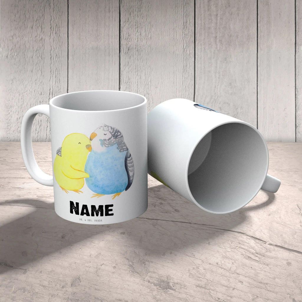 Personalisierte Tasse Wellensittich Liebe Personalisierte Tasse, Namenstasse, Wunschname, Personalisiert, Tasse, Namen, Drucken, Tasse mit Namen, Liebe, Partner, Freund, Freundin, Ehemann, Ehefrau, Heiraten, Verlobung, Heiratsantrag, Liebesgeschenk, Jahrestag, Hocheitstag, Vögel, Wellensittich, Nähe, Kuscheln, Vertrauen