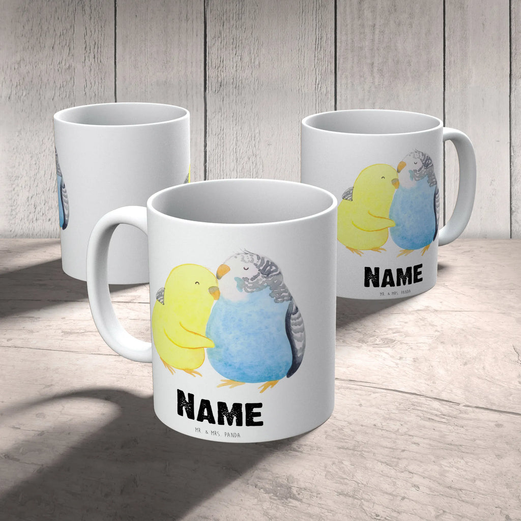 Personalisierte Tasse Wellensittich Liebe Personalisierte Tasse, Namenstasse, Wunschname, Personalisiert, Tasse, Namen, Drucken, Tasse mit Namen, Liebe, Partner, Freund, Freundin, Ehemann, Ehefrau, Heiraten, Verlobung, Heiratsantrag, Liebesgeschenk, Jahrestag, Hocheitstag, Vögel, Wellensittich, Nähe, Kuscheln, Vertrauen