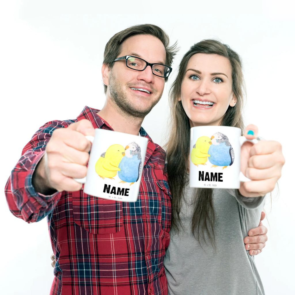 Personalisierte Tasse Wellensittich Liebe Personalisierte Tasse, Namenstasse, Wunschname, Personalisiert, Tasse, Namen, Drucken, Tasse mit Namen, Liebe, Partner, Freund, Freundin, Ehemann, Ehefrau, Heiraten, Verlobung, Heiratsantrag, Liebesgeschenk, Jahrestag, Hocheitstag, Vögel, Wellensittich, Nähe, Kuscheln, Vertrauen