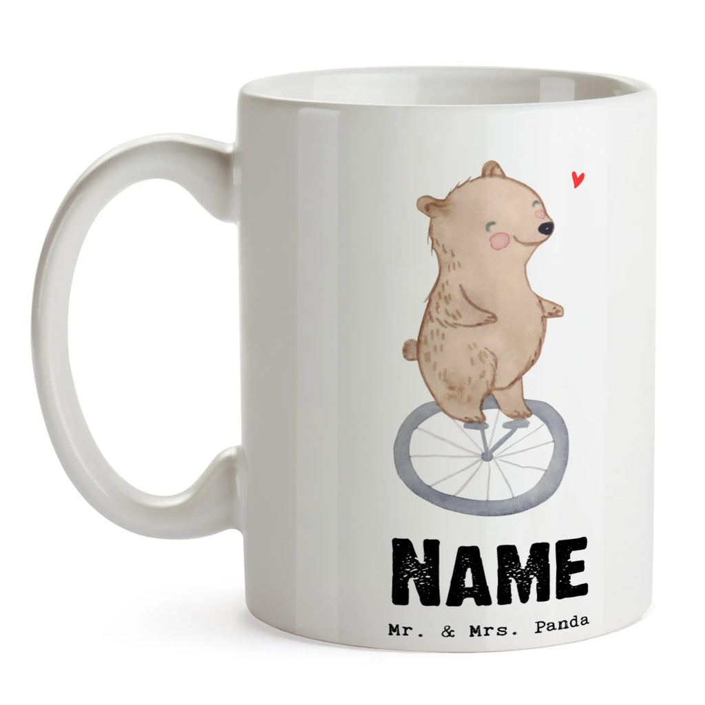 Personalisierte Tasse Bär Einrad fahren Personalisierte Tasse, Namenstasse, Wunschname, Personalisiert, Tasse, Namen, Drucken, Tasse mit Namen, Geschenk, Sport, Sportart, Hobby, Schenken, Danke, Dankeschön, Auszeichnung, Gewinn, Sportler, Einrad fahren