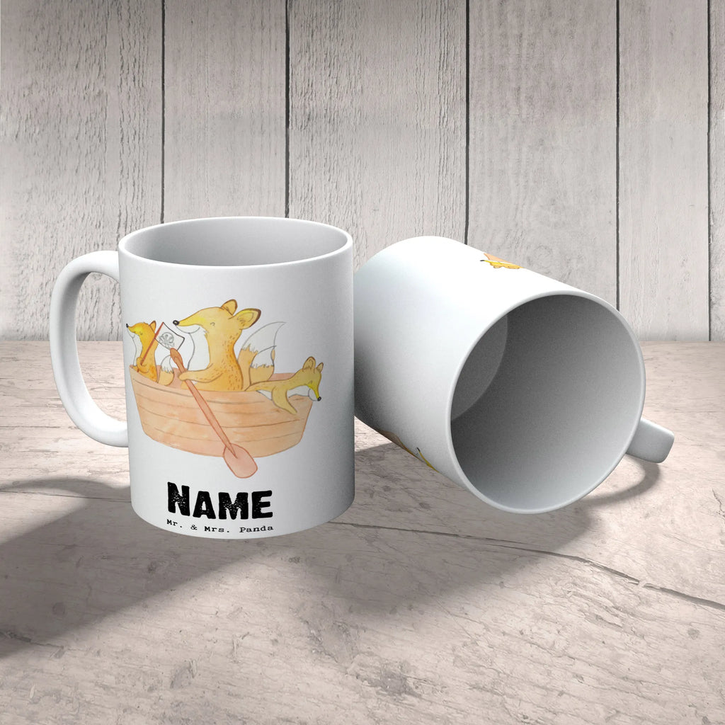 Personalisierte Tasse Fuchs Kanufahren Personalisierte Tasse, Namenstasse, Wunschname, Personalisiert, Tasse, Namen, Drucken, Tasse mit Namen, Geschenk, Sport, Sportart, Hobby, Schenken, Danke, Dankeschön, Auszeichnung, Gewinn, Sportler, Kanu fahren, Kanu Schule, Kanuverleih, Kanutour, Paddeltour