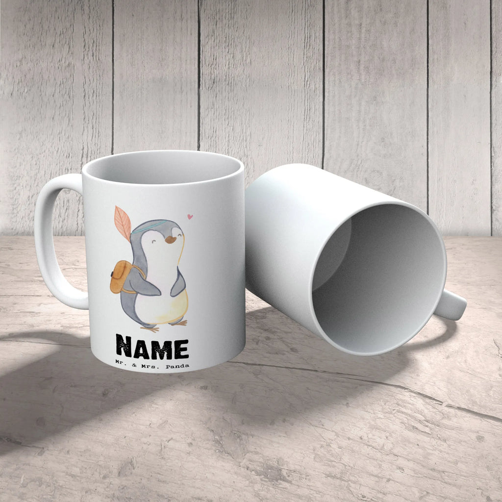 Personalisierte Tasse Pinguin Ausflug Personalisierte Tasse, Namenstasse, Wunschname, Personalisiert, Tasse, Namen, Drucken, Tasse mit Namen, Geschenk, Sport, Sportart, Hobby, Schenken, Danke, Dankeschön, Auszeichnung, Gewinn, Sportler, Ausflüge machen, reisen, Ausflug, Ausflugsziele