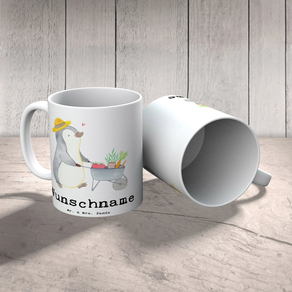 Personalisierte Tasse Pinguin Gartenarbeit Personalisierte Tasse, Namenstasse, Wunschname, Personalisiert, Tasse, Namen, Drucken, Tasse mit Namen, Geschenk, Sport, Sportart, Hobby, Schenken, Danke, Dankeschön, Auszeichnung, Gewinn, Sportler, Gartenarbeit, Urban gardening, Gärtnern, Gartenpflege