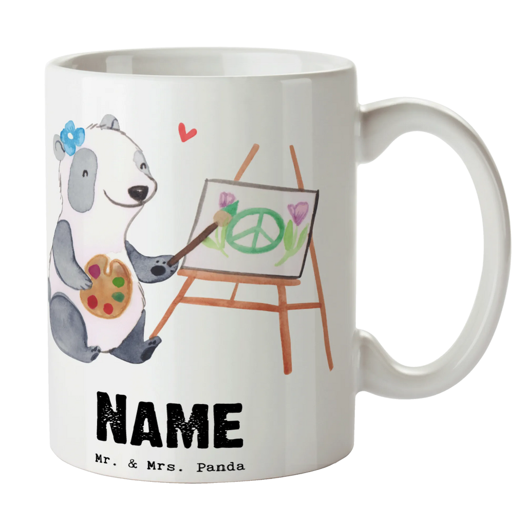 Personalisierte Tasse Künstlerin mit Herz Personalisierte Tasse, Namenstasse, Wunschname, Personalisiert, Tasse, Namen, Drucken, Tasse mit Namen, Beruf, Ausbildung, Jubiläum, Abschied, Rente, Kollege, Kollegin, Geschenk, Schenken, Arbeitskollege, Mitarbeiter, Firma, Danke, Dankeschön, Künstlerin, Malerin, Kunstmalerin, Galerie Eröffnung, Kunstschule