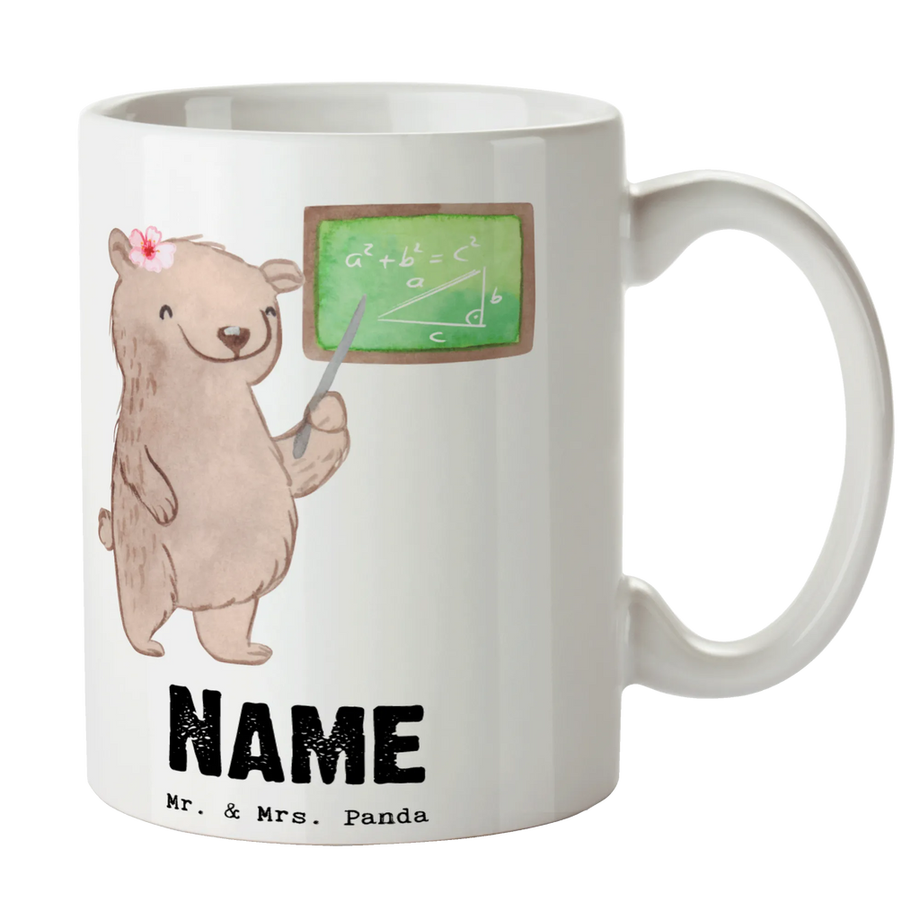 Personalisierte Tasse Mathematikerin mit Herz Personalisierte Tasse, Namenstasse, Wunschname, Personalisiert, Tasse, Namen, Drucken, Tasse mit Namen, Beruf, Ausbildung, Jubiläum, Abschied, Rente, Kollege, Kollegin, Geschenk, Schenken, Arbeitskollege, Mitarbeiter, Firma, Danke, Dankeschön, Mathematikerin, Mathematik Studium, Studentin Mathe, Bachelor, Master