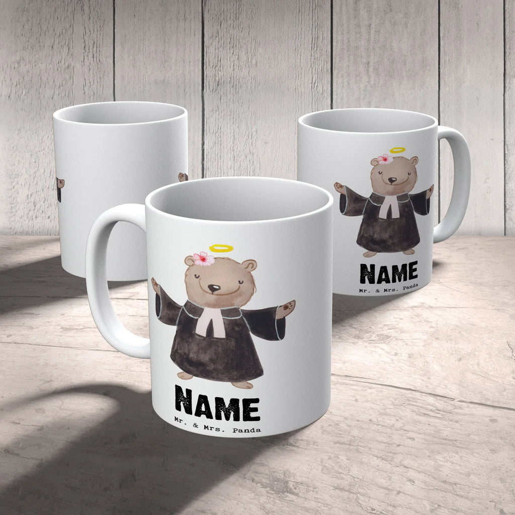 Personalisierte Tasse Pfarrerin mit Herz Personalisierte Tasse, Namenstasse, Wunschname, Personalisiert, Tasse, Namen, Drucken, Tasse mit Namen, Beruf, Ausbildung, Jubiläum, Abschied, Rente, Kollege, Kollegin, Geschenk, Schenken, Arbeitskollege, Mitarbeiter, Firma, Danke, Dankeschön, Pastorin, Dienerin Gottes<br />Geistliche, Pfarrerin, Predigerin<br />Priesterin, Theologin, Kirche