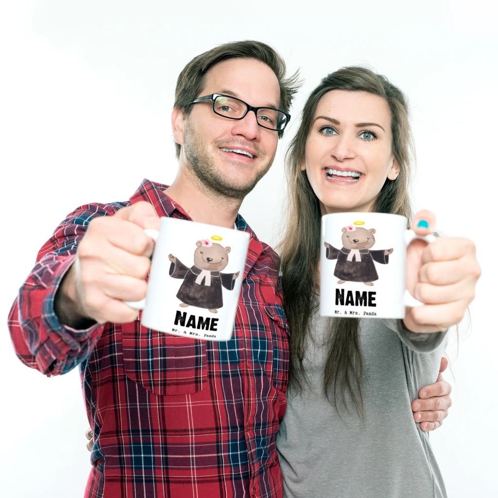 Personalisierte Tasse Pfarrerin mit Herz Personalisierte Tasse, Namenstasse, Wunschname, Personalisiert, Tasse, Namen, Drucken, Tasse mit Namen, Beruf, Ausbildung, Jubiläum, Abschied, Rente, Kollege, Kollegin, Geschenk, Schenken, Arbeitskollege, Mitarbeiter, Firma, Danke, Dankeschön, Pastorin, Dienerin Gottes<br />Geistliche, Pfarrerin, Predigerin<br />Priesterin, Theologin, Kirche