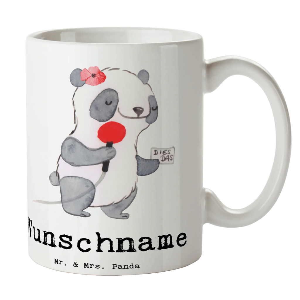 Personalisierte Tasse Reporterin mit Herz Personalisierte Tasse, Namenstasse, Wunschname, Personalisiert, Tasse, Namen, Drucken, Tasse mit Namen, Beruf, Ausbildung, Jubiläum, Abschied, Rente, Kollege, Kollegin, Geschenk, Schenken, Arbeitskollege, Mitarbeiter, Firma, Danke, Dankeschön