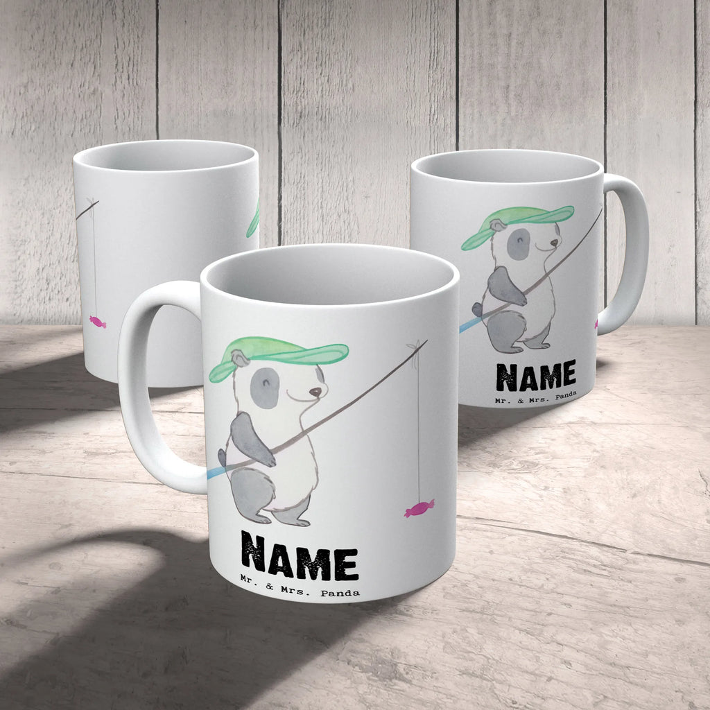 Personalisierte Tasse Panda Angeln Personalisierte Tasse, Namenstasse, Wunschname, Personalisiert, Tasse, Namen, Drucken, Tasse mit Namen, Geschenk, Sport, Sportart, Hobby, Schenken, Danke, Dankeschön, Auszeichnung, Gewinn, Sportler, angeln, Angelsport, Angelverein, Angler, angeln gehen, Hobbyangler