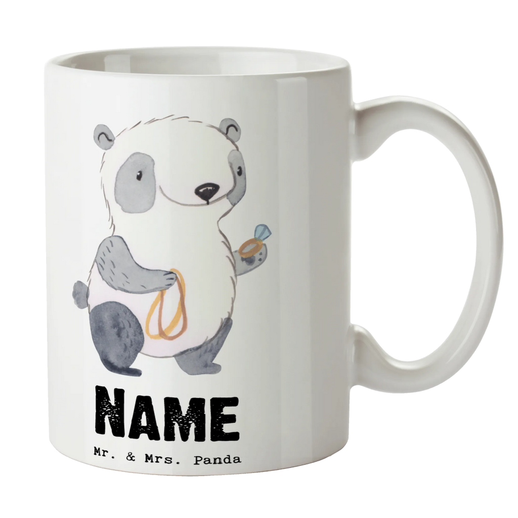 Personalisierte Tasse Goldschmied mit Herz Personalisierte Tasse, Namenstasse, Wunschname, Personalisiert, Tasse, Namen, Drucken, Tasse mit Namen, Beruf, Ausbildung, Jubiläum, Abschied, Rente, Kollege, Kollegin, Geschenk, Schenken, Arbeitskollege, Mitarbeiter, Firma, Danke, Dankeschön, Juwelier, Goldschmied, Schmied, Schmuckwarenhändler, Schmuckgeschäft, Eröffnung