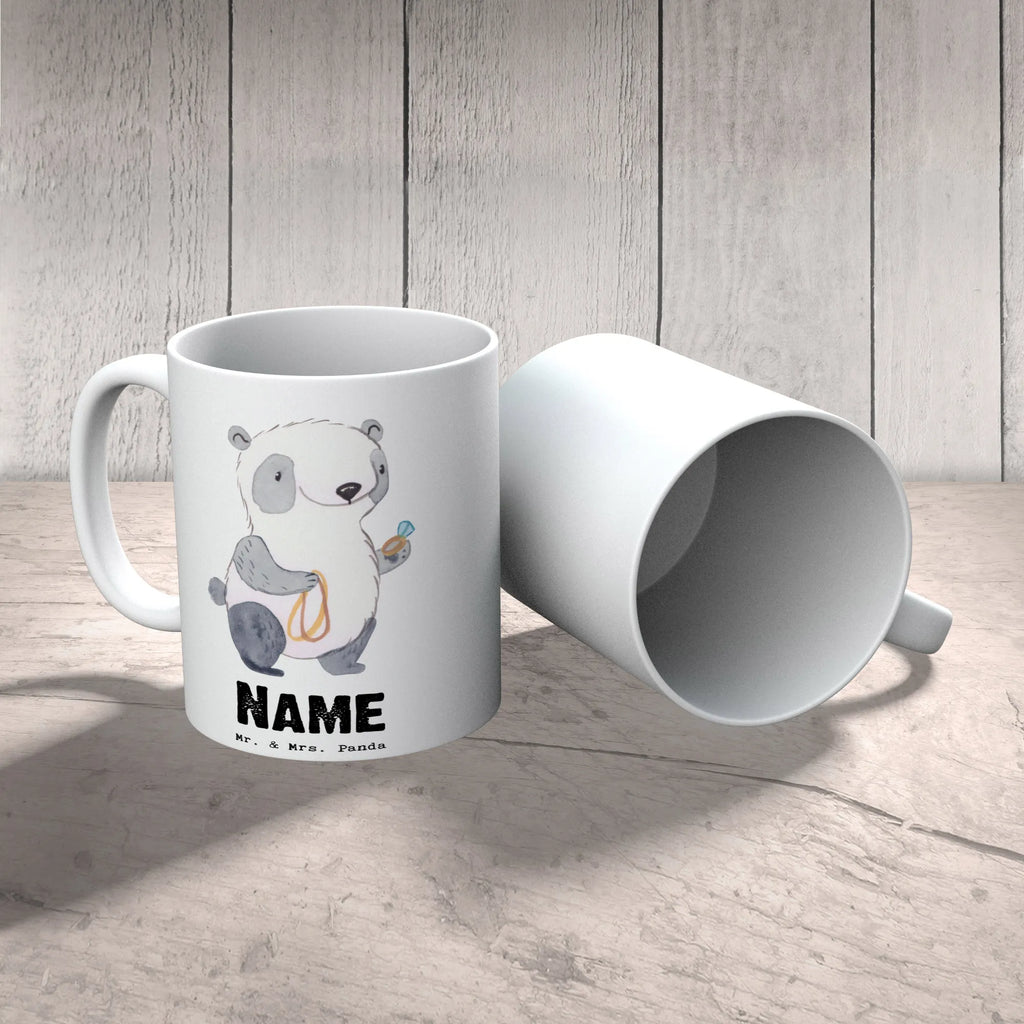 Personalisierte Tasse Goldschmied mit Herz Personalisierte Tasse, Namenstasse, Wunschname, Personalisiert, Tasse, Namen, Drucken, Tasse mit Namen, Beruf, Ausbildung, Jubiläum, Abschied, Rente, Kollege, Kollegin, Geschenk, Schenken, Arbeitskollege, Mitarbeiter, Firma, Danke, Dankeschön, Juwelier, Goldschmied, Schmied, Schmuckwarenhändler, Schmuckgeschäft, Eröffnung