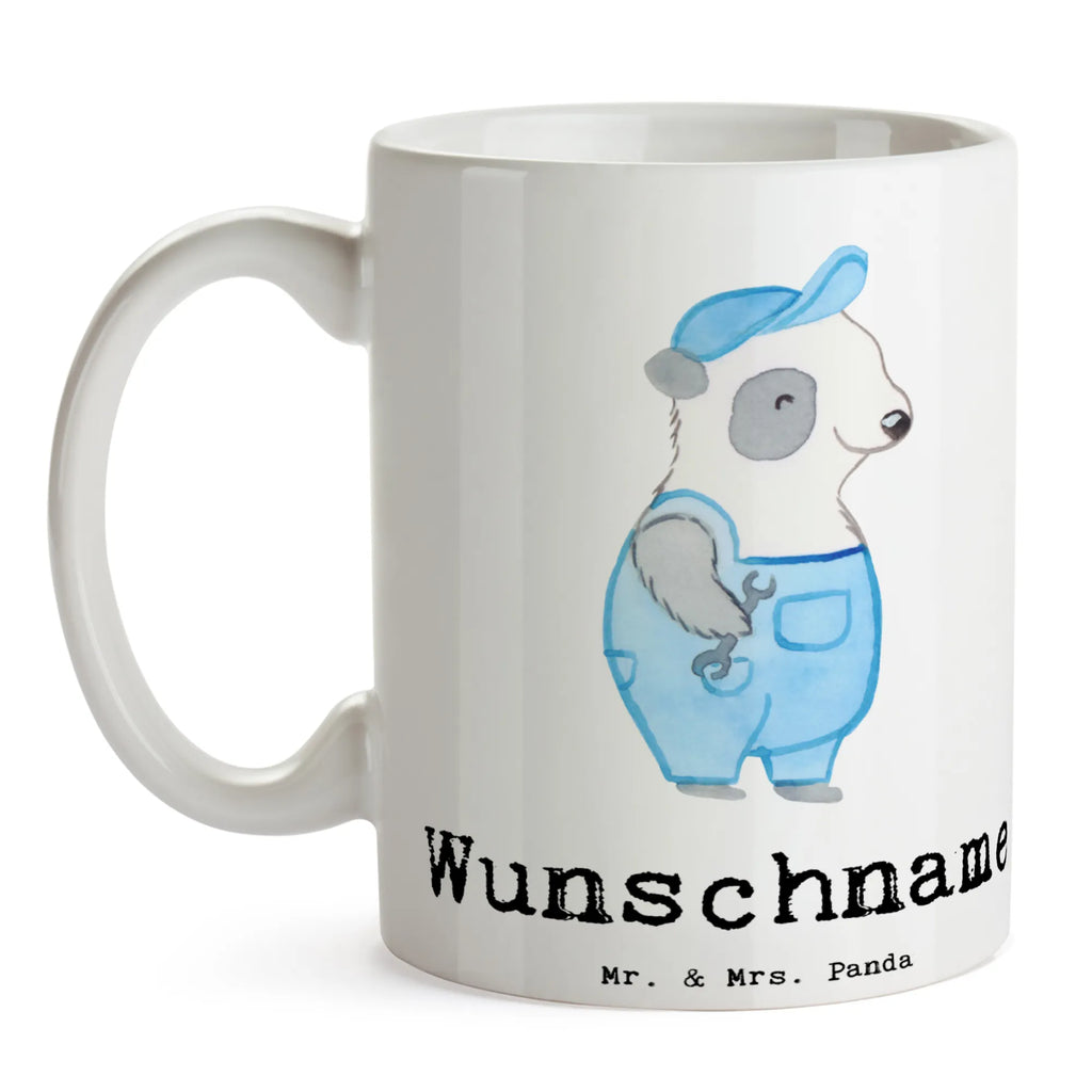 Personalisierte Tasse Kfz-Mechatroniker mit Herz Personalisierte Tasse, Namenstasse, Wunschname, Personalisiert, Tasse, Namen, Drucken, Tasse mit Namen, Beruf, Ausbildung, Jubiläum, Abschied, Rente, Kollege, Kollegin, Geschenk, Schenken, Arbeitskollege, Mitarbeiter, Firma, Danke, Dankeschön, Kfz-Mechatroniker, Kraftfahrzeugmechaniker, Meister, Gesellenprüfung