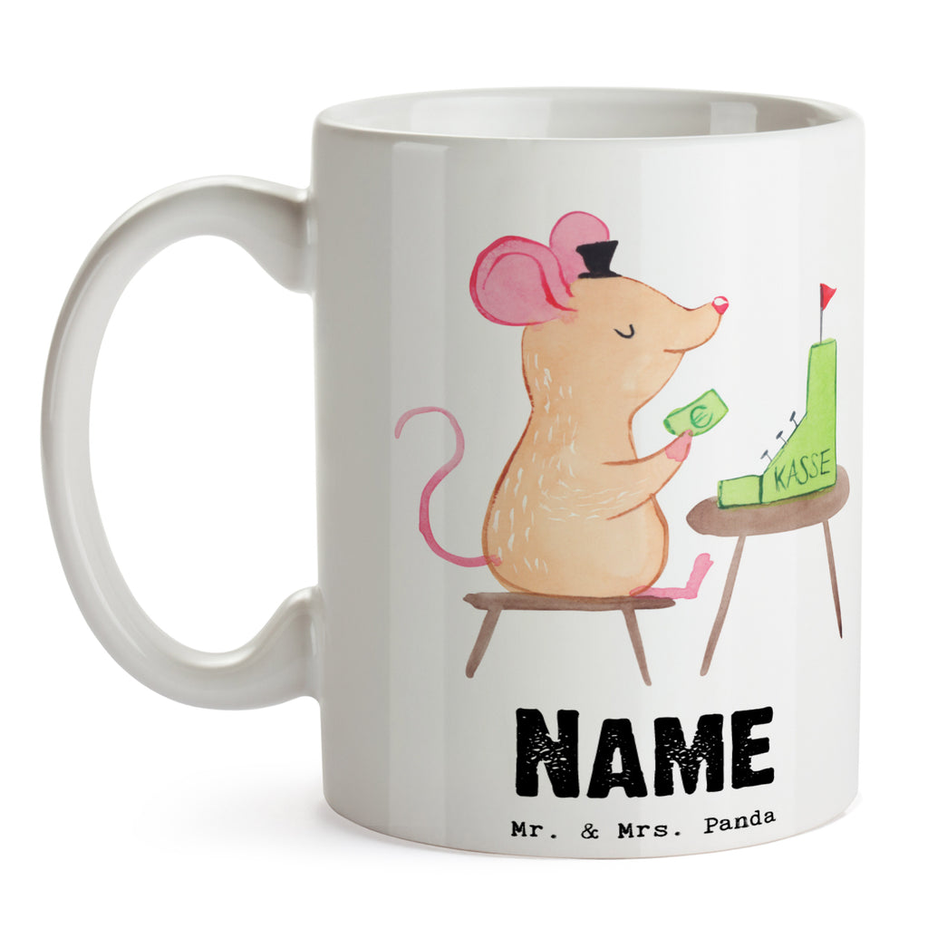 Personalisierte Tasse Kassierer mit Herz Personalisierte Tasse, Namenstasse, Wunschname, Personalisiert, Tasse, Namen, Drucken, Tasse mit Namen, Beruf, Ausbildung, Jubiläum, Abschied, Rente, Kollege, Kollegin, Geschenk, Schenken, Arbeitskollege, Mitarbeiter, Firma, Danke, Dankeschön, Kassierer, Kassenwart, Mitarbeiter Kasse