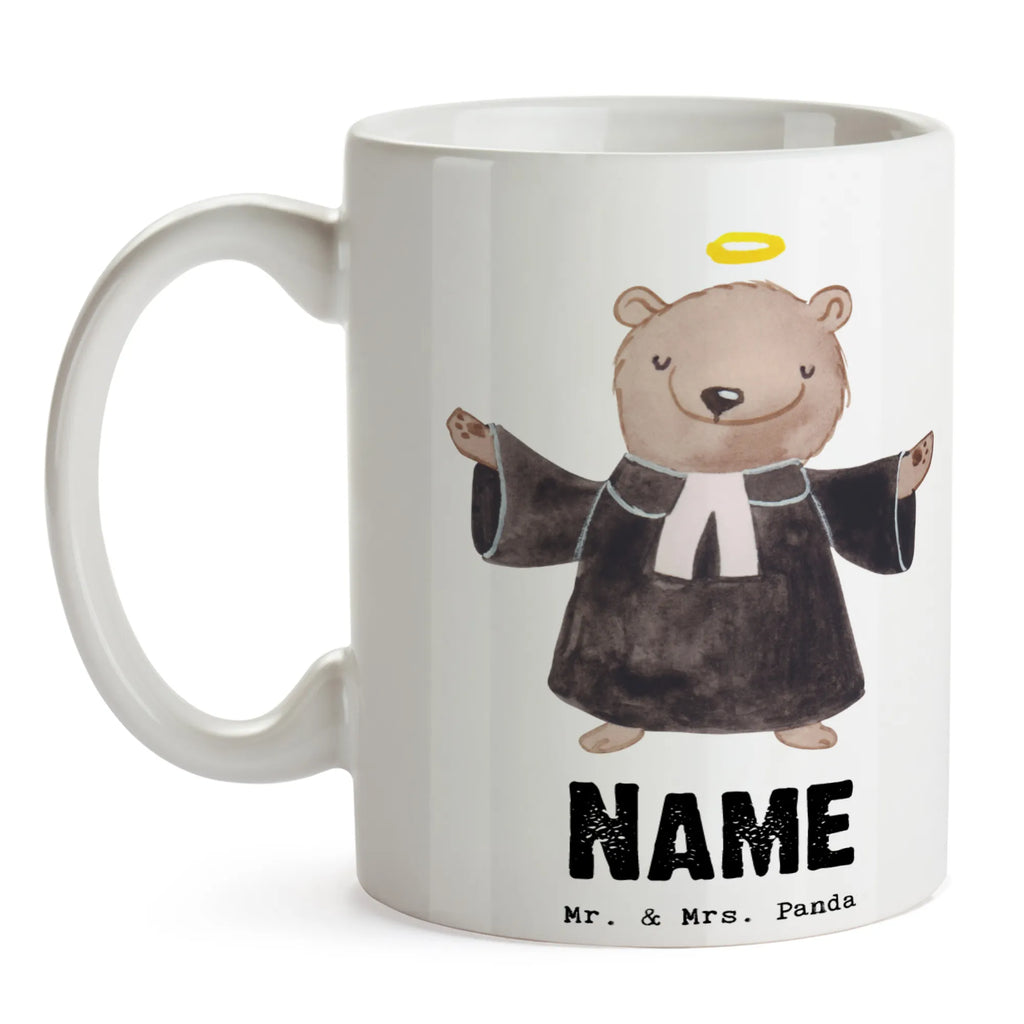 Personalisierte Tasse Pastor mit Herz Personalisierte Tasse, Namenstasse, Wunschname, Personalisiert, Tasse, Namen, Drucken, Tasse mit Namen, Beruf, Ausbildung, Jubiläum, Abschied, Rente, Kollege, Kollegin, Geschenk, Schenken, Arbeitskollege, Mitarbeiter, Firma, Danke, Dankeschön, Pastor, Diener Gottes<br />Geistlicher, Pfarrer, Prediger<br />Priester, Theologe, Kirche