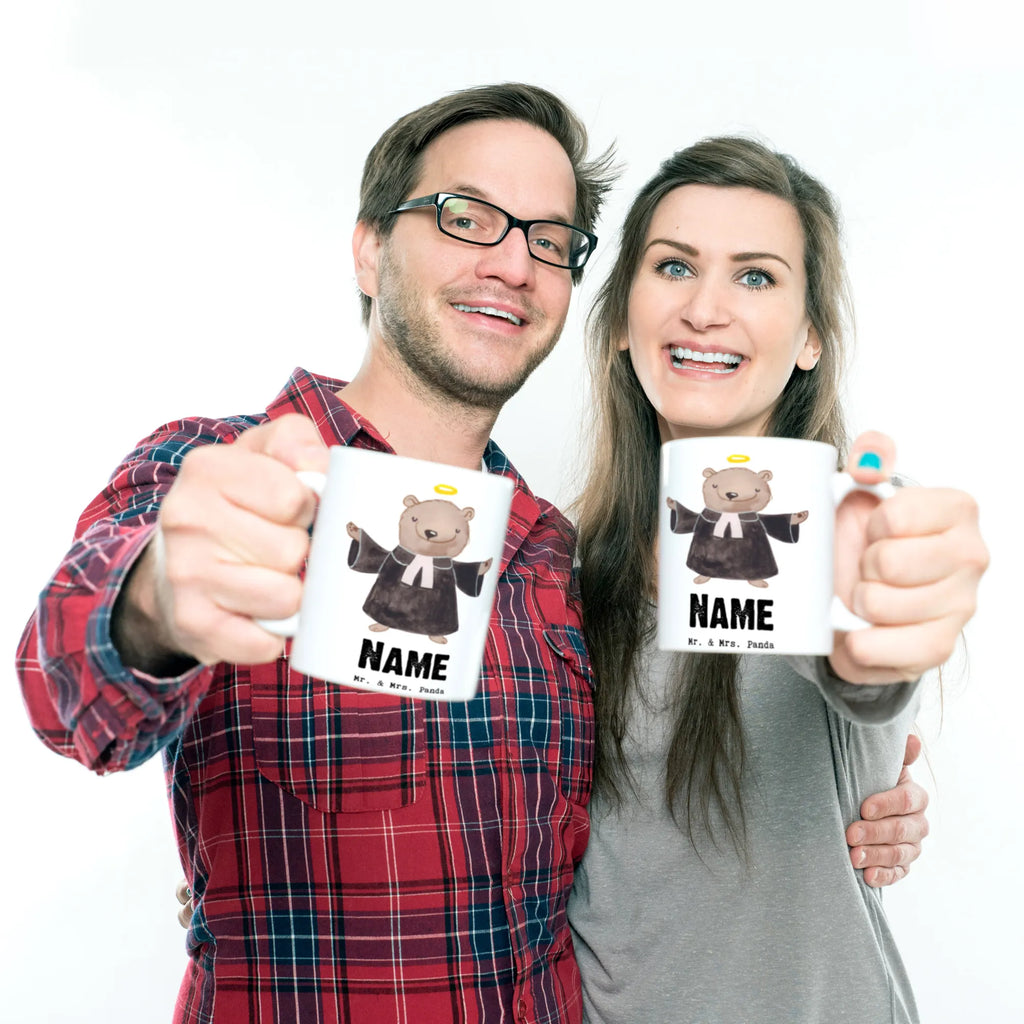 Personalisierte Tasse Pastor mit Herz Personalisierte Tasse, Namenstasse, Wunschname, Personalisiert, Tasse, Namen, Drucken, Tasse mit Namen, Beruf, Ausbildung, Jubiläum, Abschied, Rente, Kollege, Kollegin, Geschenk, Schenken, Arbeitskollege, Mitarbeiter, Firma, Danke, Dankeschön, Pastor, Diener Gottes<br />Geistlicher, Pfarrer, Prediger<br />Priester, Theologe, Kirche