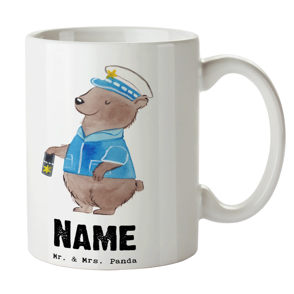 Personalisierte Tasse Polizeivollzugsbeamter mit Herz Personalisierte Tasse, Namenstasse, Wunschname, Personalisiert, Tasse, Namen, Drucken, Tasse mit Namen, Beruf, Ausbildung, Jubiläum, Abschied, Rente, Kollege, Kollegin, Geschenk, Schenken, Arbeitskollege, Mitarbeiter, Firma, Danke, Dankeschön, Polizeivollzugsbeamter, Polizist, Polizei