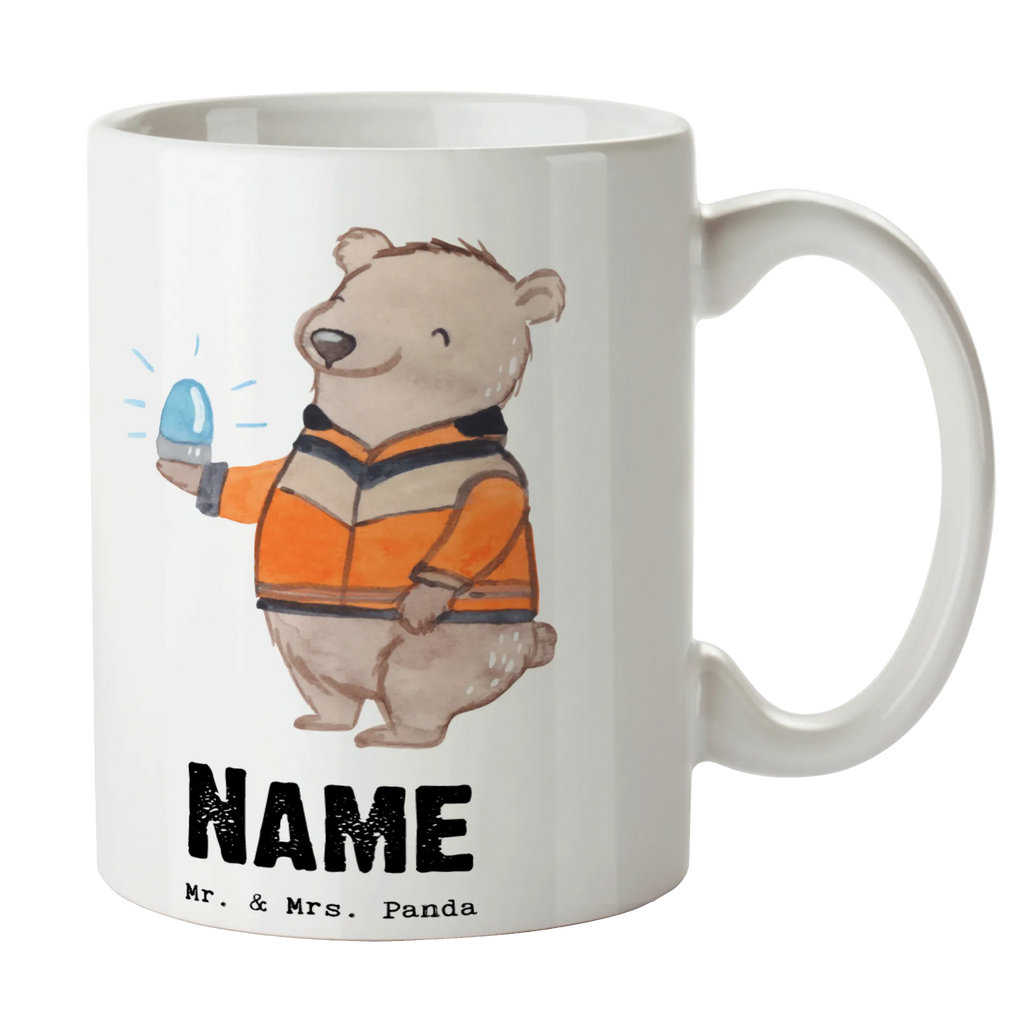 Personalisierte Tasse Rettungssanitäter mit Herz Personalisierte Tasse, Namenstasse, Wunschname, Personalisiert, Tasse, Namen, Drucken, Tasse mit Namen, Beruf, Ausbildung, Jubiläum, Abschied, Rente, Kollege, Kollegin, Geschenk, Schenken, Arbeitskollege, Mitarbeiter, Firma, Danke, Dankeschön