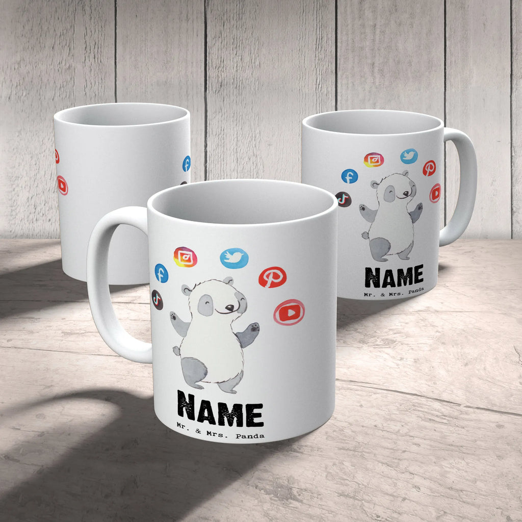 Personalisierte Tasse Social Media Manager mit Herz Personalisierte Tasse, Namenstasse, Wunschname, Personalisiert, Tasse, Namen, Drucken, Tasse mit Namen, Beruf, Ausbildung, Jubiläum, Abschied, Rente, Kollege, Kollegin, Geschenk, Schenken, Arbeitskollege, Mitarbeiter, Firma, Danke, Dankeschön