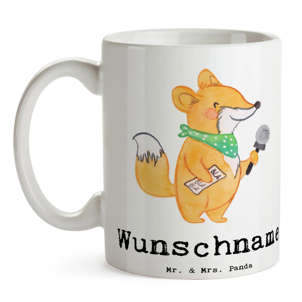 Personalisierte Tasse Sportjournalist mit Herz Personalisierte Tasse, Namenstasse, Wunschname, Personalisiert, Tasse, Namen, Drucken, Tasse mit Namen, Beruf, Ausbildung, Jubiläum, Abschied, Rente, Kollege, Kollegin, Geschenk, Schenken, Arbeitskollege, Mitarbeiter, Firma, Danke, Dankeschön, Sportjournalist, Journalist, Reporter, Redakteur, Pressebüro, Studium