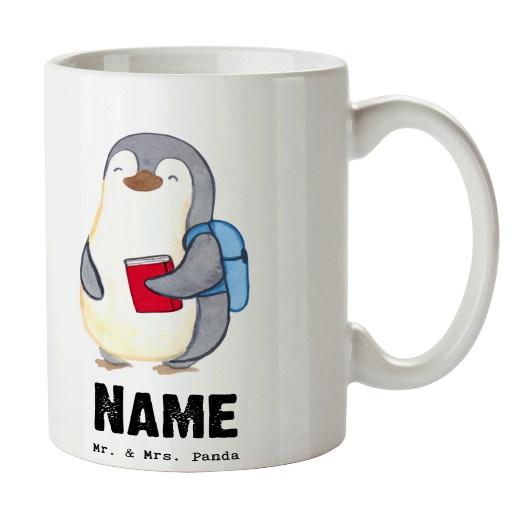 Personalisierte Tasse Student mit Herz Personalisierte Tasse, Namenstasse, Wunschname, Personalisiert, Tasse, Namen, Drucken, Tasse mit Namen, Beruf, Ausbildung, Jubiläum, Abschied, Rente, Kollege, Kollegin, Geschenk, Schenken, Arbeitskollege, Mitarbeiter, Firma, Danke, Dankeschön