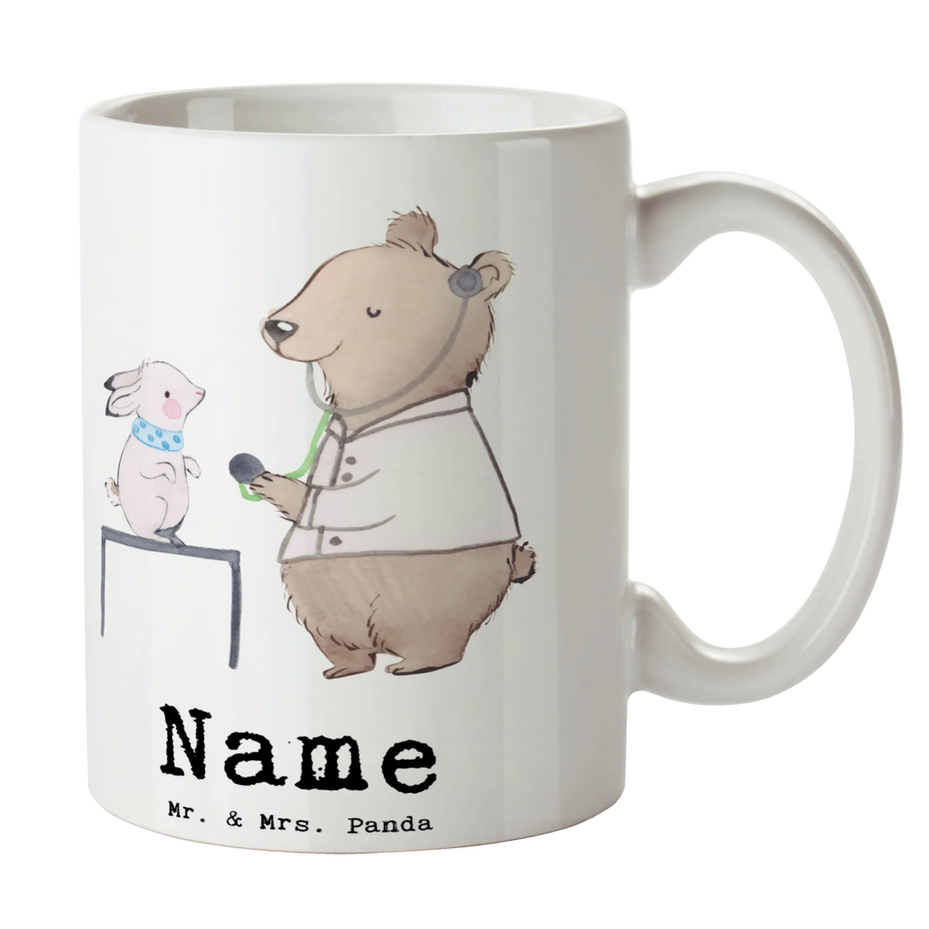 Personalisierte Tasse Tierarzt mit Herz Personalisierte Tasse, Namenstasse, Wunschname, Personalisiert, Tasse, Namen, Drucken, Tasse mit Namen, Beruf, Ausbildung, Jubiläum, Abschied, Rente, Kollege, Kollegin, Geschenk, Schenken, Arbeitskollege, Mitarbeiter, Firma, Danke, Dankeschön