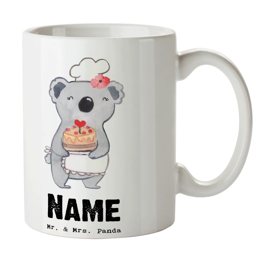 Personalisierte Tasse Konditorin mit Herz Personalisierte Tasse, Namenstasse, Wunschname, Personalisiert, Tasse, Namen, Drucken, Tasse mit Namen, Beruf, Ausbildung, Jubiläum, Abschied, Rente, Kollege, Kollegin, Geschenk, Schenken, Arbeitskollege, Mitarbeiter, Firma, Danke, Dankeschön, Konditorin, Kuchenbäckerin, Patissierin, Confiseurin, Bäckerin