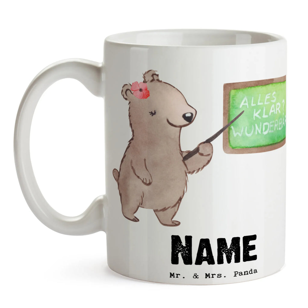 Personalisierte Tasse Schwimmlehrerin mit Herz Personalisierte Tasse, Namenstasse, Wunschname, Personalisiert, Tasse, Namen, Drucken, Tasse mit Namen, Beruf, Ausbildung, Jubiläum, Abschied, Rente, Kollege, Kollegin, Geschenk, Schenken, Arbeitskollege, Mitarbeiter, Firma, Danke, Dankeschön, Schwimmlehrerin, Schwimmbad, Schwimmschule, Schwimmverein