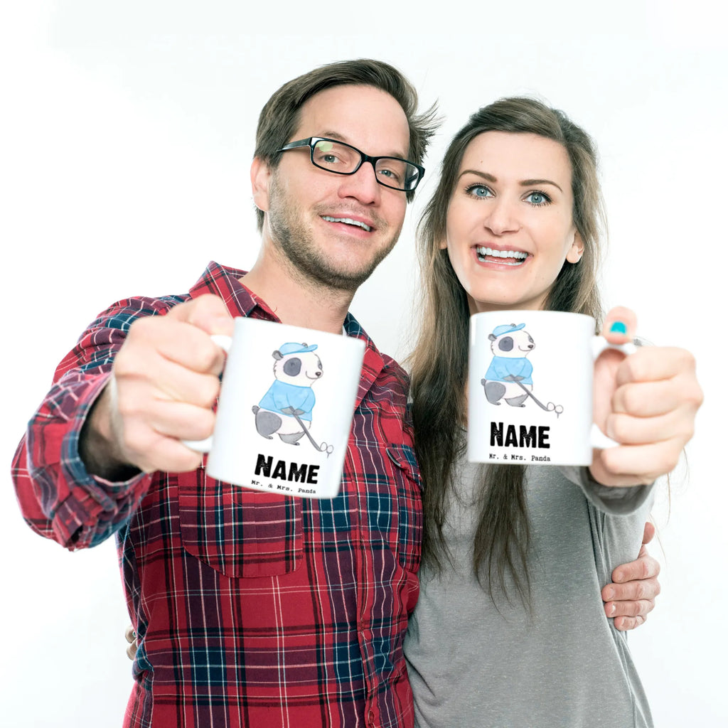 Personalisierte Tasse Panda Golfen Personalisierte Tasse, Namenstasse, Wunschname, Personalisiert, Tasse, Namen, Drucken, Tasse mit Namen, Geschenk, Sport, Sportart, Hobby, Schenken, Danke, Dankeschön, Auszeichnung, Gewinn, Sportler, Golfen, Golf spielen, Golfplatz, Golfturnier, Golf Verein