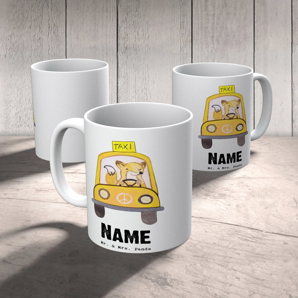 Personalisierte Tasse Taxifahrer mit Herz Personalisierte Tasse, Namenstasse, Wunschname, Personalisiert, Tasse, Namen, Drucken, Tasse mit Namen, Beruf, Ausbildung, Jubiläum, Abschied, Rente, Kollege, Kollegin, Geschenk, Schenken, Arbeitskollege, Mitarbeiter, Firma, Danke, Dankeschön