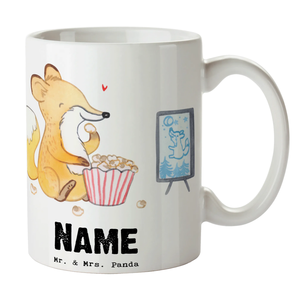 Personalisierte Tasse Fuchs Filme gucken Personalisierte Tasse, Namenstasse, Wunschname, Personalisiert, Tasse, Namen, Drucken, Tasse mit Namen, Geschenk, Sport, Sportart, Hobby, Schenken, Danke, Dankeschön, Auszeichnung, Gewinn, Sportler, Filmabend, Filme gucken, TV, Fernsehen, Kino