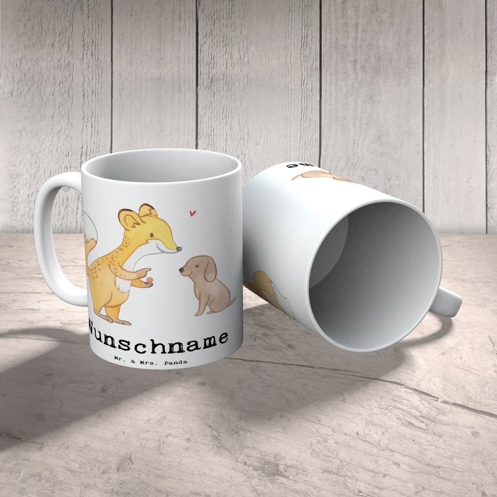 Personalisierte Tasse Fuchs Hundetraining Personalisierte Tasse, Namenstasse, Wunschname, Personalisiert, Tasse, Namen, Drucken, Tasse mit Namen, Geschenk, Sport, Sportart, Hobby, Schenken, Danke, Dankeschön, Auszeichnung, Gewinn, Sportler, Hundetraining, Hundeerziehung, Hundeschule, Welpenschule, Hundeprüfung