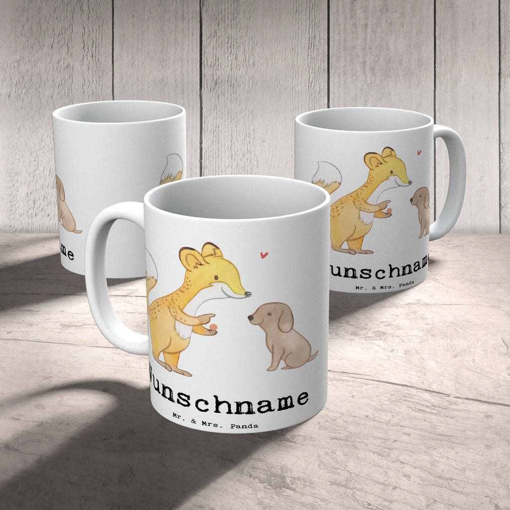 Personalisierte Tasse Fuchs Hundetraining Personalisierte Tasse, Namenstasse, Wunschname, Personalisiert, Tasse, Namen, Drucken, Tasse mit Namen, Geschenk, Sport, Sportart, Hobby, Schenken, Danke, Dankeschön, Auszeichnung, Gewinn, Sportler, Hundetraining, Hundeerziehung, Hundeschule, Welpenschule, Hundeprüfung